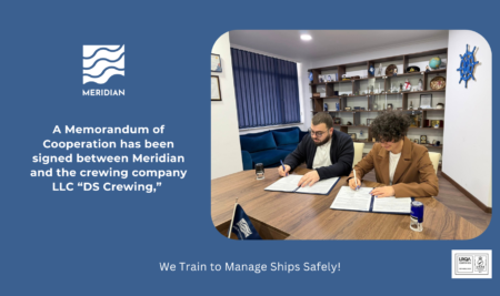 A Memorandum of Cooperation has been signed between Meridian and the crewing company LLC “DS Crewing,”