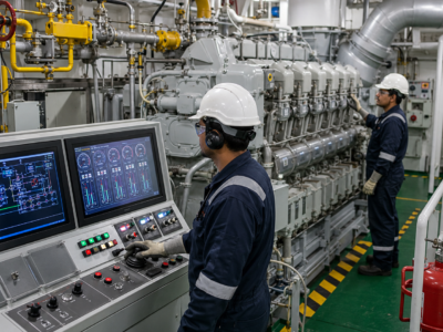 Dual Fuel Marine Engine Operation, Control and Safety
