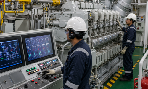 Dual Fuel Marine Engine Operation, Control and Safety