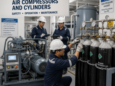 Working with High-Pressure Air Compressors and Cylinders