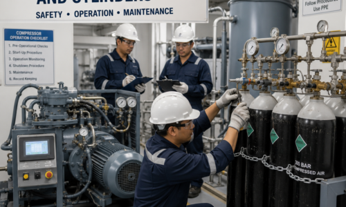 Working with High-Pressure Air Compressors and Cylinders